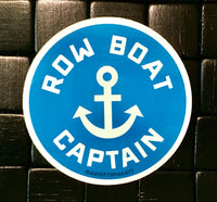 Row Boat Captain Sticker