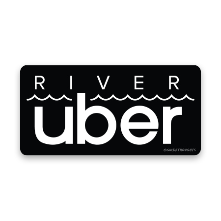 River Uber Sticker